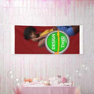 Lona ¡GENIAL! Banner - 4'x10' - Interior - Personalizad