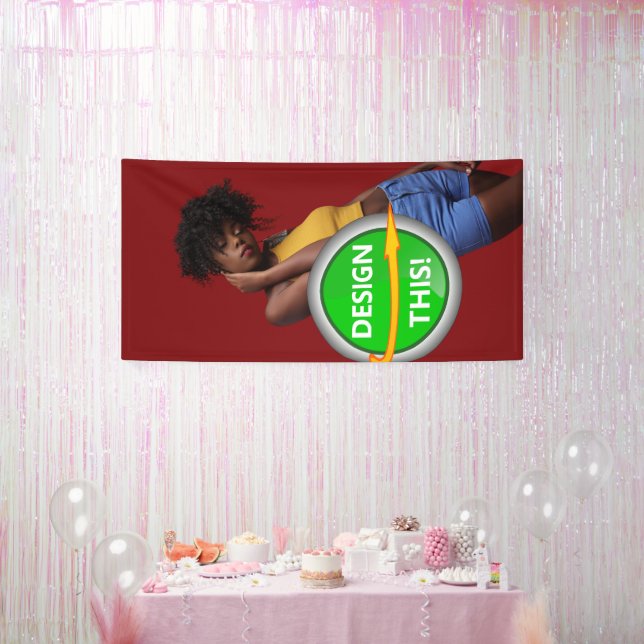 Lona ¡GENIAL! Banner - 4'x8' - Interior - Personalizado (Fiesta)