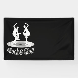 Lona Gente bailando rock y roll