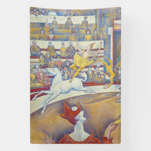 Lona Georges Seurat - El circo (Vertical)