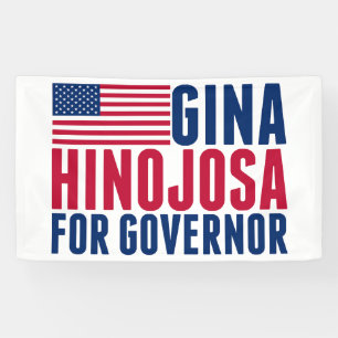 Lona Gina Hinojosa para Gobernadora Partido de Elección