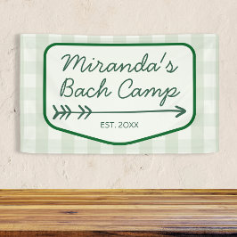 Lona Gingham Summer Bach Camp Green Bachelorette