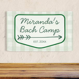 Lona Gingham Summer Bach Camp Green Bachelorette