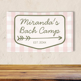 Lona Gingham Summer Bach Camp Pink Green Bachelorette