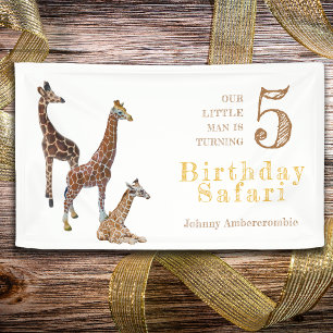 Lona Giraffe Safari Birthday Party