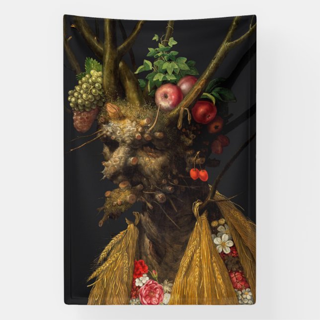 Lona Giuseppe Arcimboldo - Cuatro estaciones en una sol (Vertical)