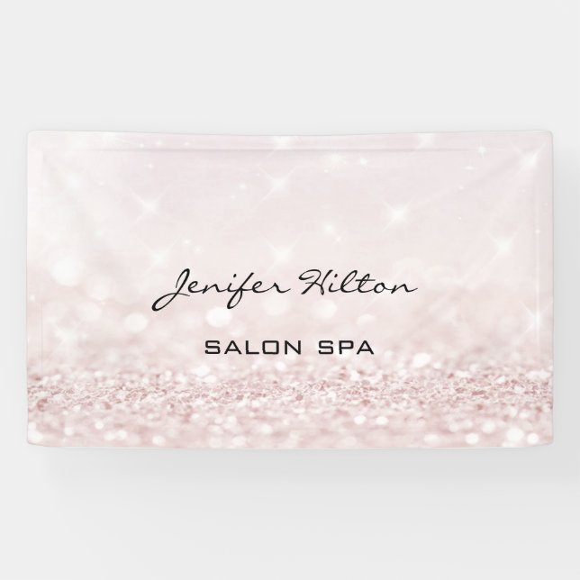 Lona Glamorosa moda moderna falsa purpurinoso bokeh (Horizontal)