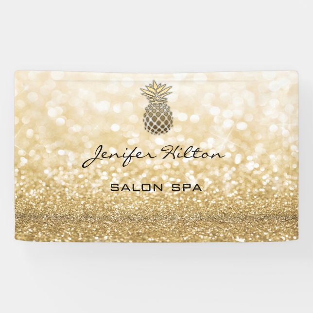 Lona Glamorosa moda moderna imitación oro purpurinoso p (Horizontal)