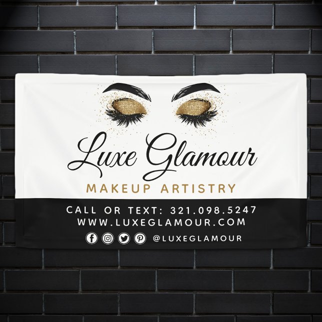 Lona Glamoroso Ojo Lanza Brows Beauty Bar Signage (Subido por el creador)