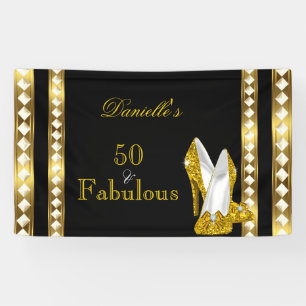 Lona Glamour Retro Hollywood Fabuloso Tacón Deco 50 Oro