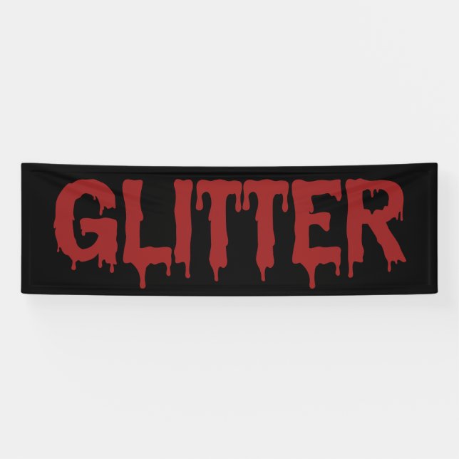 Lona Glitter in Blood Typografie  (Horizontal)