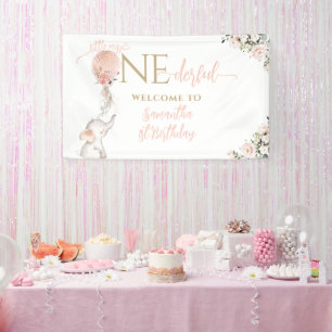 Lona Globo Little Miss Onederful Girl Cumpleaños 1