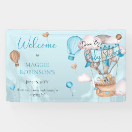 Lona Globos De Animales Safari Conducidos Por Boy Baby 