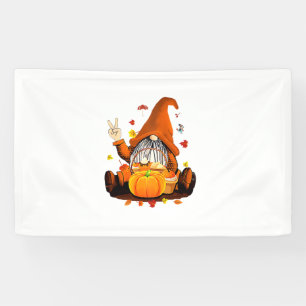 Lona Gnomes Cae otoño Cute Halloween Acción de Gracias 