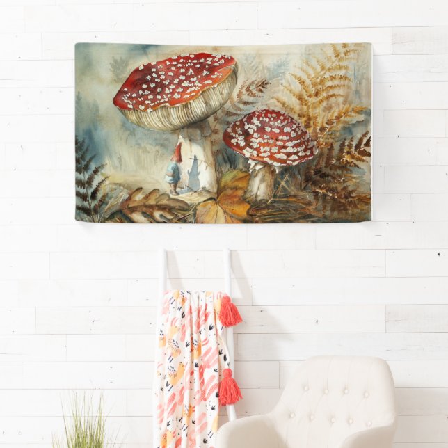 Lona gnomo de acuarela (In situ)