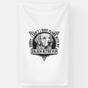 Lona Golden Retriever Lo siento, tengo planes Amante de