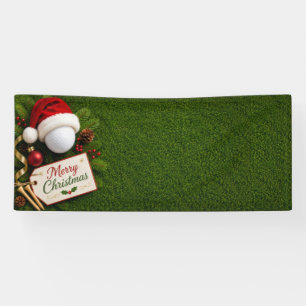 Lona Golf Bola Santa Sombrero Navidad Golf de Fiesta