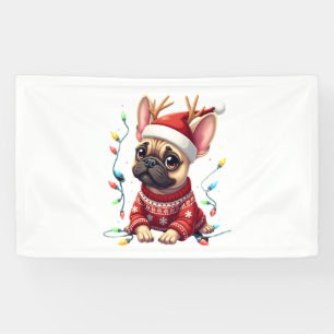 Lona Gorra de Santa de luces de Navidad divertida de Bu
