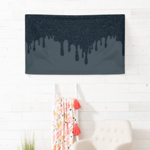 Lona Goteo de Ruido de Carbón Personalizado – Banner Ab