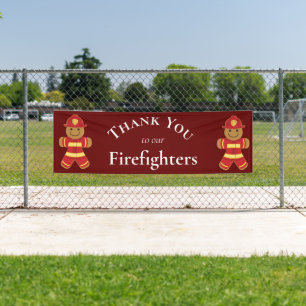 Lona Gracias a nuestros bomberos galletas de pan de jen
