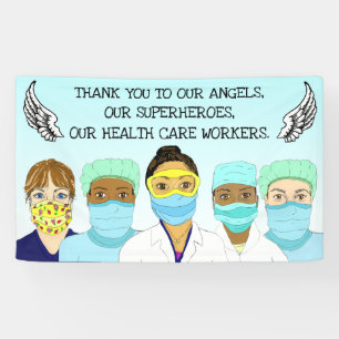 Lona Gracias a nuestros trabajadores de la salud