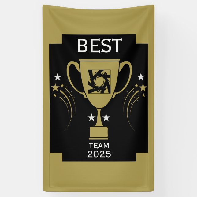 Lona Gracias al equipo corporativo (Vertical)