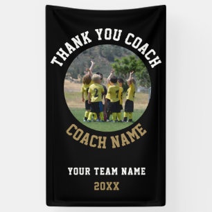 Lona Gracias Entrenador Nombre del Equipo Foto