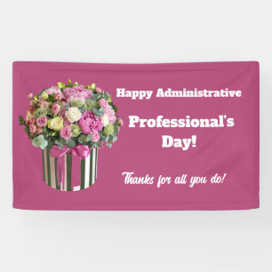 Lona Gracias por el Día del Profesional Administrativo