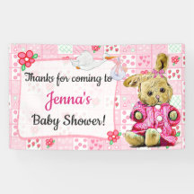 Gracias por venir banner de Baby Shower