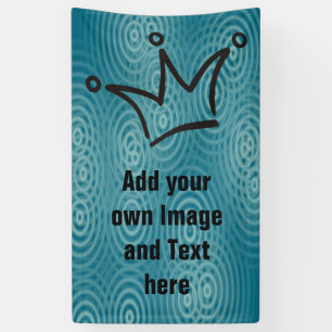 Lona Gracioso Crown black + tu trasero. y texto