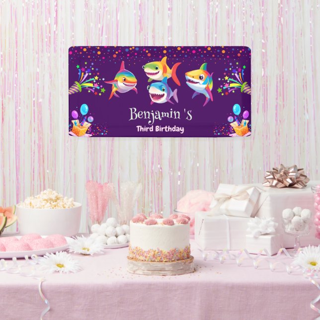 Lona Graciosos niños fiestas de globo de globo de cumpl (Fiesta)