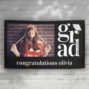 Lona GRAD Fotos de moda Felicitaciones Graduación
