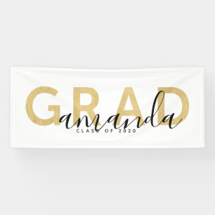 Lona Grad Script Name Personalized Modern Graduation