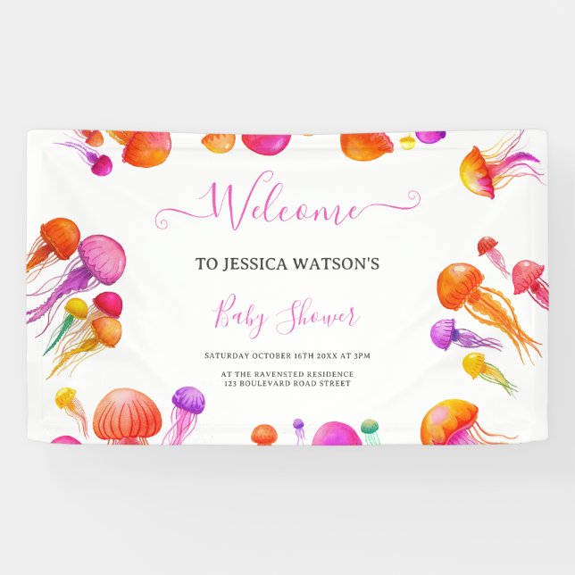 Lona Gradiente amarillo rosa gradiente de pescado amari (Horizontal)