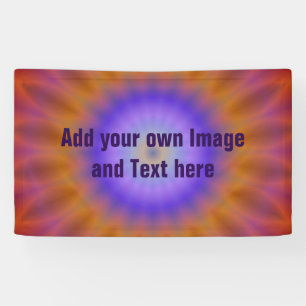 Lona Gradientes de ramas - rojo naranja azul + tus idea