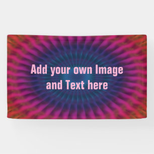 Lona Gradientes de rayas - rojo rosa azul + tus ideas