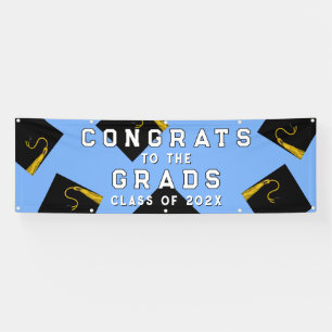 Lona Graduación 2025 Azul claro