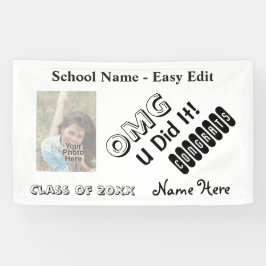 Lona Graduación de encargo de la foto