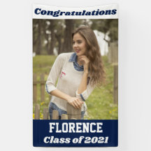 Graduación de felicitaciones a Navy White