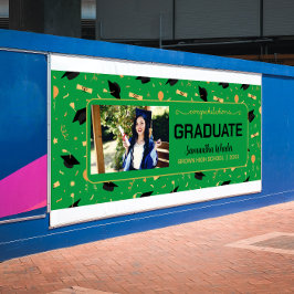 Lona Graduación de foto de Personalizado de Graduados d