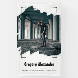 Lona Graduación de foto de pincel de resumen de nido ne