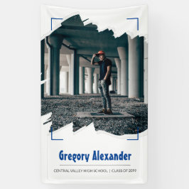 Lona Graduación de foto de pincel de resumen de nitidez