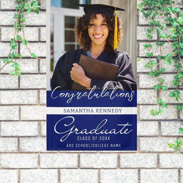 Lona Graduación De Fotografía Grad Clase 2023 Azul (Subido por el creador)