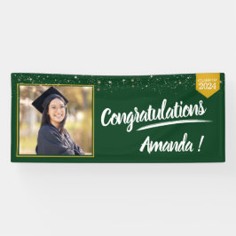 Lona Graduación de fotografía verde