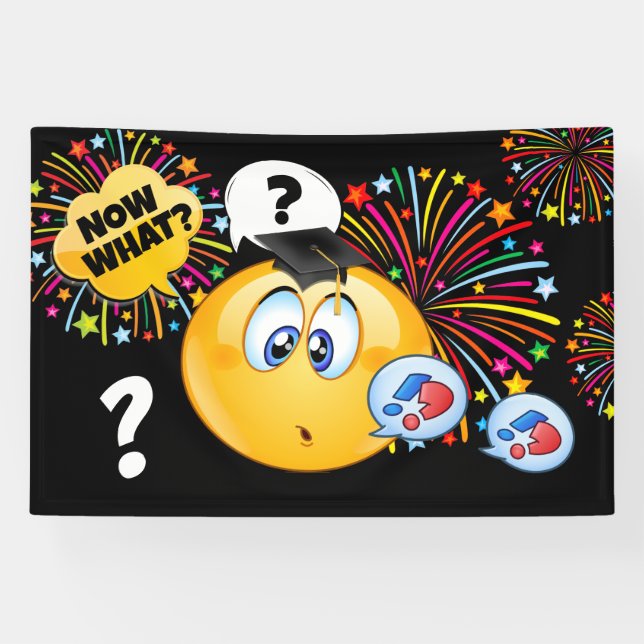 Lona Graduación de FUNNY Congrats (Horizontal)