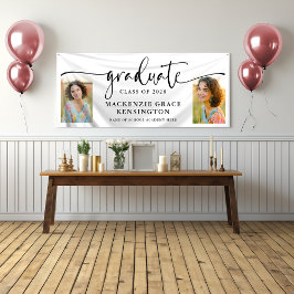 Lona Graduación de imágenes con guión moderno