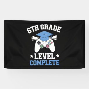 Lona Graduación de Juegos de Nivel de 6to Grado Complet