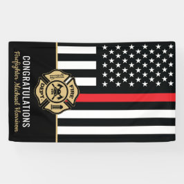 Lona Graduación de la Academia de Bomberos de la Bander