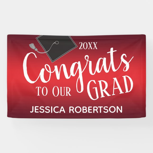 Lona Graduación de la clase de 2022 (Horizontal)