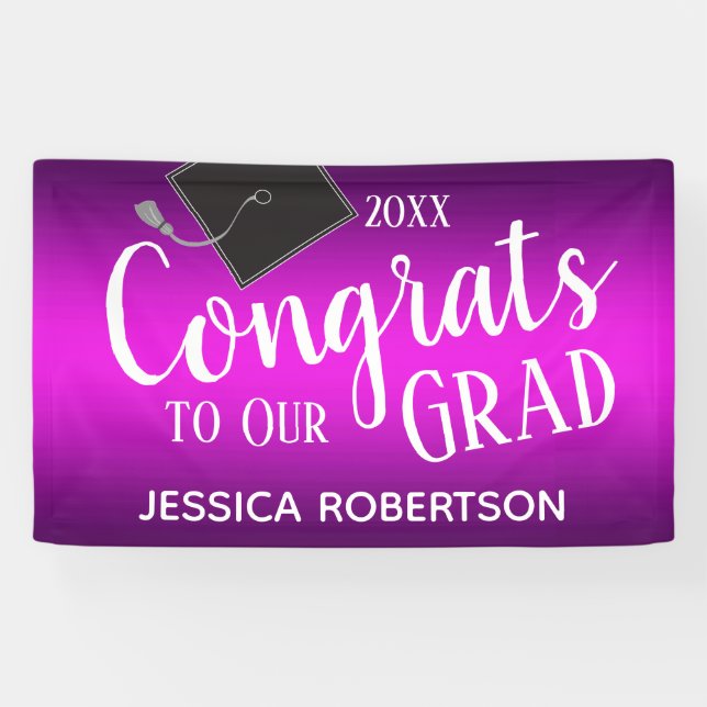Lona Graduación de la clase de 2022 (Horizontal)